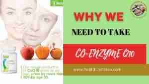 WHY WE NEED TO TAKE CO ENZYME Q10