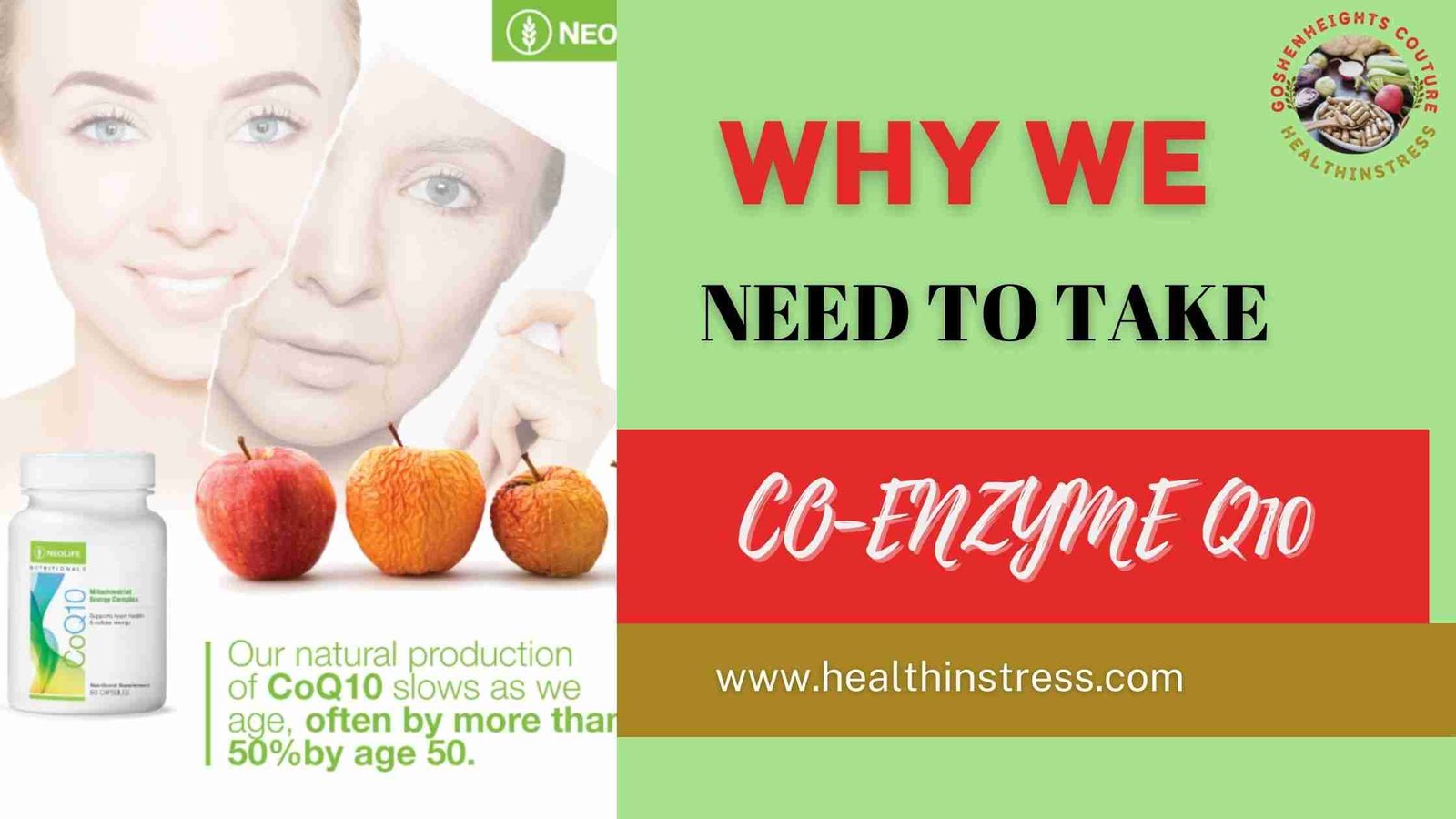 You are currently viewing WHY WE NEED CO ENZYME Q10: NUTRITIONAL FACTS